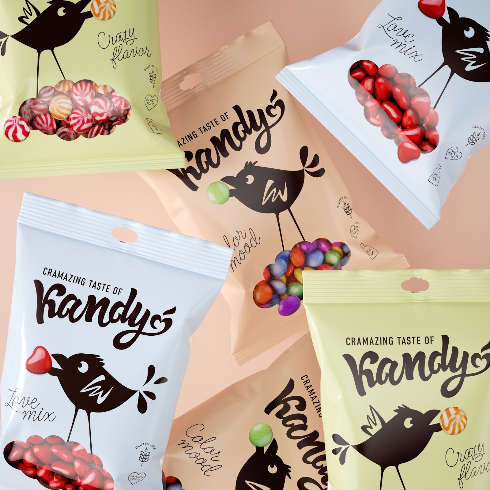 糖果品牌包装设计，口味外观创造力，打开味蕾(图1)