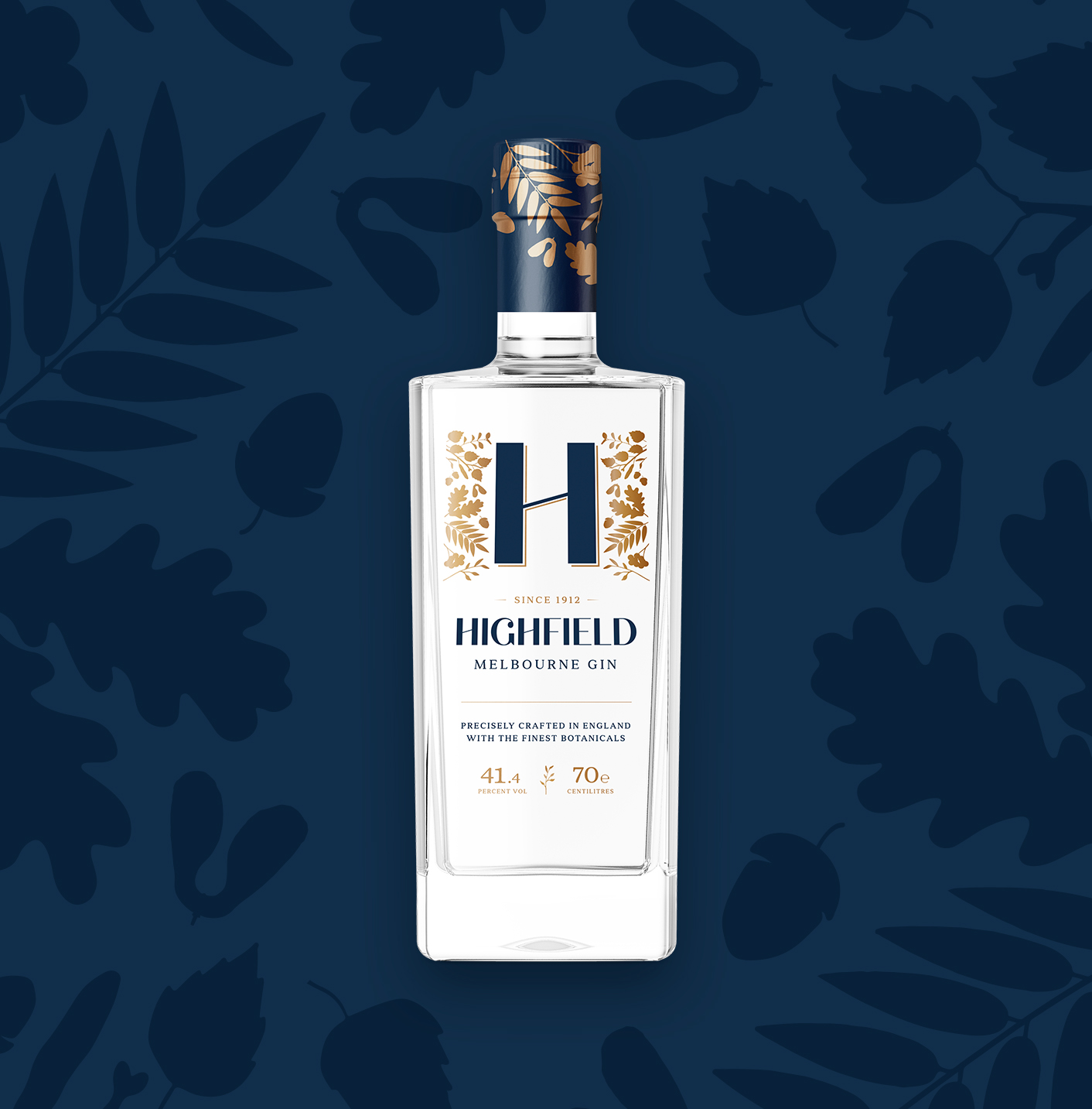 Highfield Gin酒的品牌和包装设计(图4)