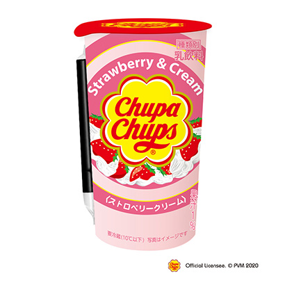 草莓奶油饮料包装设计(图1)