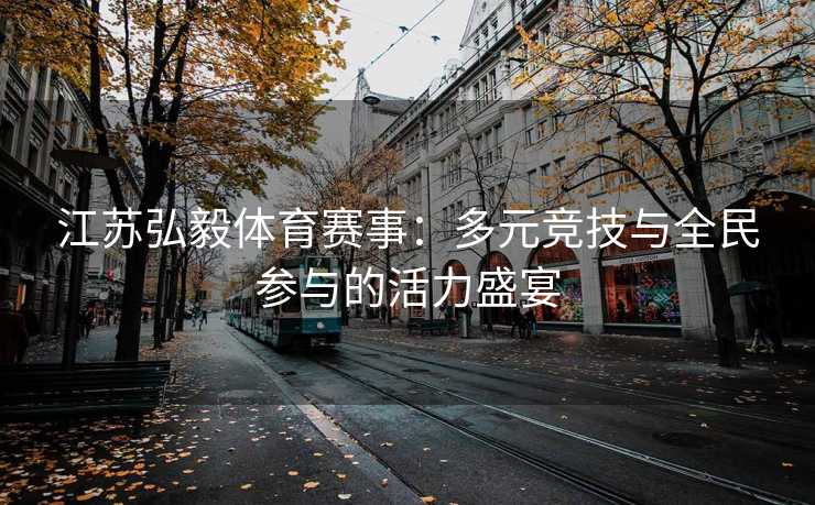 江苏弘毅体育赛事：多元竞技与全民参与的活力盛宴